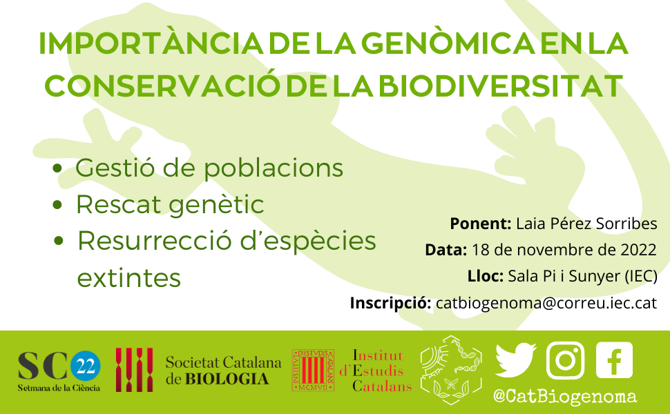 Importància de la genòmica en la conservació de la biodiversitat